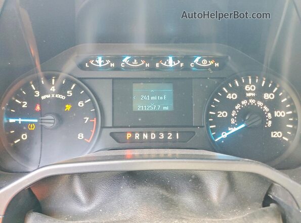 1FTMF1C83GKD11492 2016 FORD F150 White Вид щитка приладів