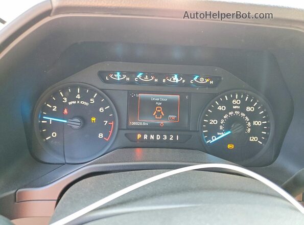 1FTMF1C86GKD97624 2016 FORD F150 White Սարքավորումների վահանակի տեսք