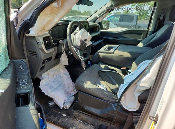 1FTMF1CB1NKE33356 2022 FORD F150 White წინა სალონის ხედი