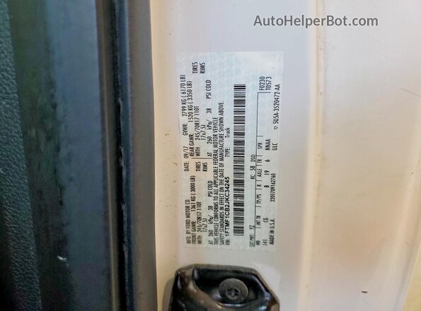 1FTMF1CB2JKC34245 2018 FORD F150 White Вид підкапотного простору