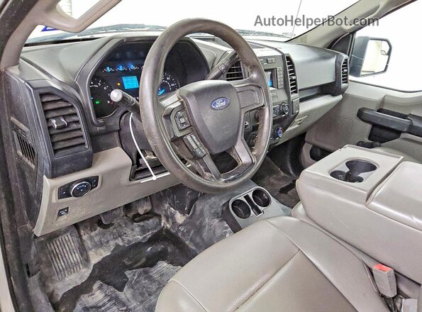 1FTMF1CB3KKD48143 2019 FORD F150 White Dashboard view