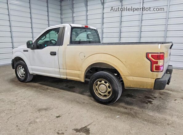 1FTMF1CB9KKD57235 2019 FORD F150 White Trasero izquierdo