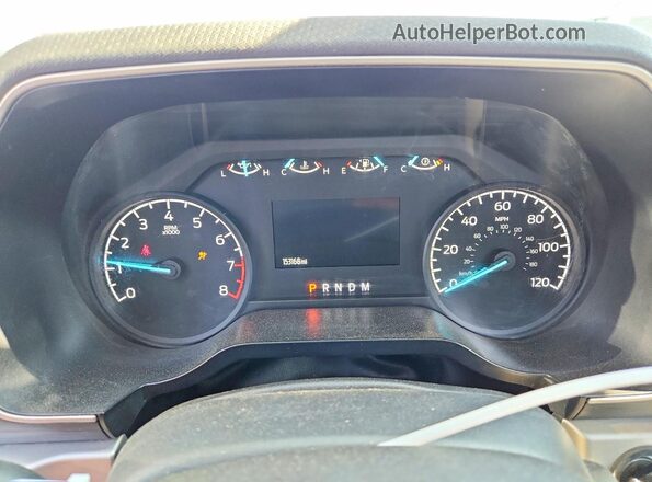 1FTMF1CB9MKD91288 2021 FORD F150 White Вид щитка приладів