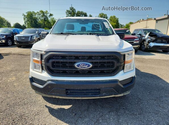 1FTMF1CB9MKD91288 2021 FORD F150 White Вид спереду
