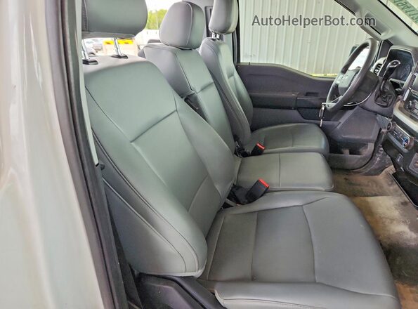 1FTMF1CB9MKD91288 2021 FORD F150 White Вид задніх сидінь