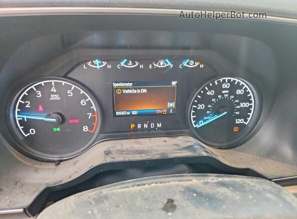 1FTMF1CBXPKD95970 2023 FORD F150 White Вид щитка приладів