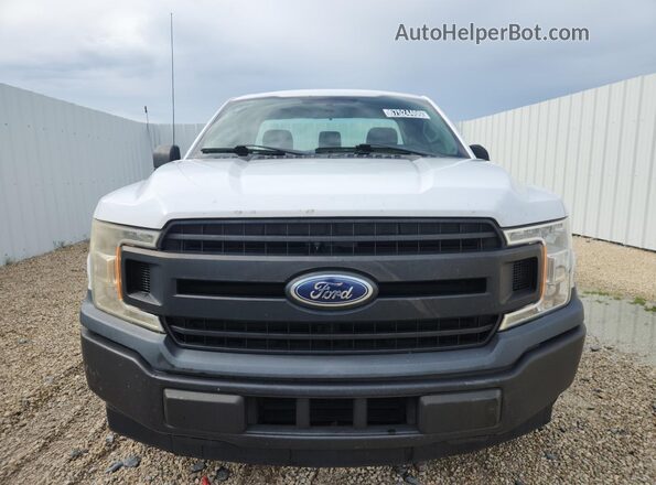1FTMF1CP5JKD23366 2018 FORD F150 White VIN კოდის სტიკერის ხედი