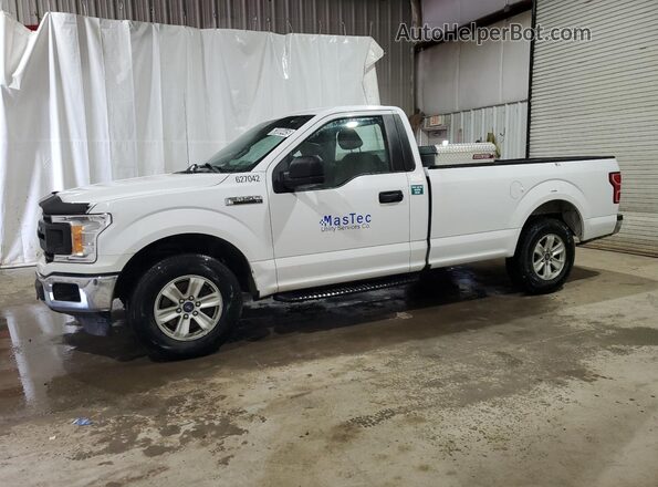 1FTMF1CP6JKF06694 2018 FORD F150 White Vista de la etiqueta del VIN