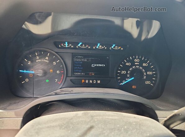1FTMF1CP8JKD88714 2018 FORD F150 Серебряный Вид щитка приборов
