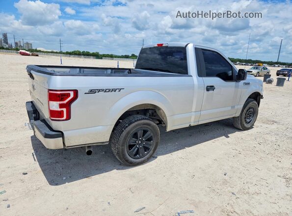 1FTMF1CP8JKD88714 2018 FORD F150 Серебряный Задняя правая четверть