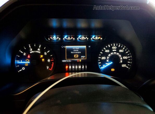 1FTMF1CPXGKD57151 2016 FORD F150 White Widok zestawu wskaźników