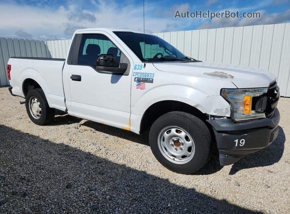 1FTMF1CPXJKD23377 2018 FORD F150 White Widok naklejki z numerem VIN