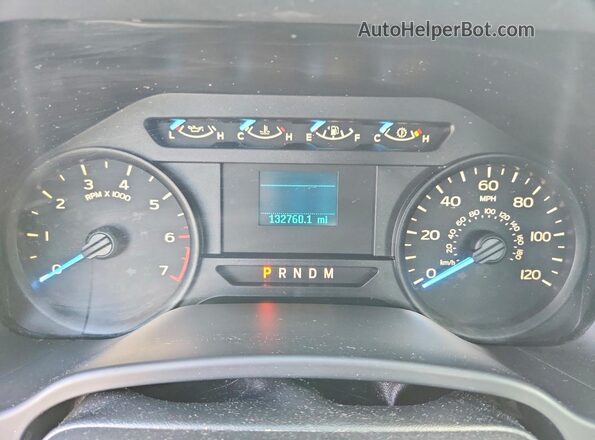 1FTMF1CPXJKD23377 2018 FORD F150 White Widok zestawu wskaźników