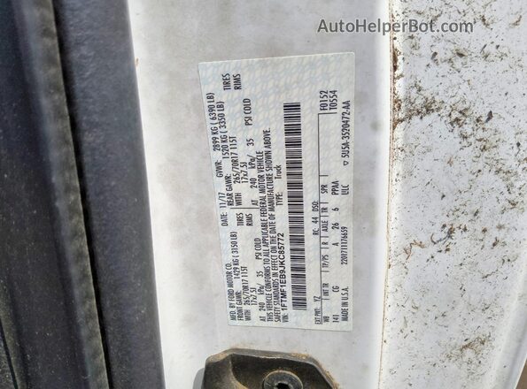 1FTMF1EB9JKC85772 2018 FORD F150 White Widok komory silnika
