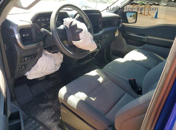 1FTMF1K59TKE60099 2026 FORD F150 Blue Dashboard view