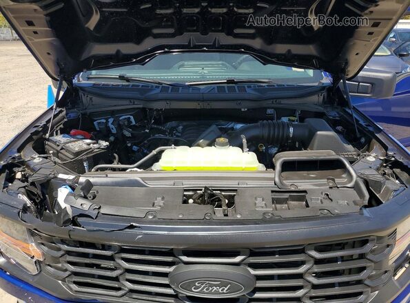 1FTMF1K59TKE60099 2026 FORD F150 Blue Rear interior view