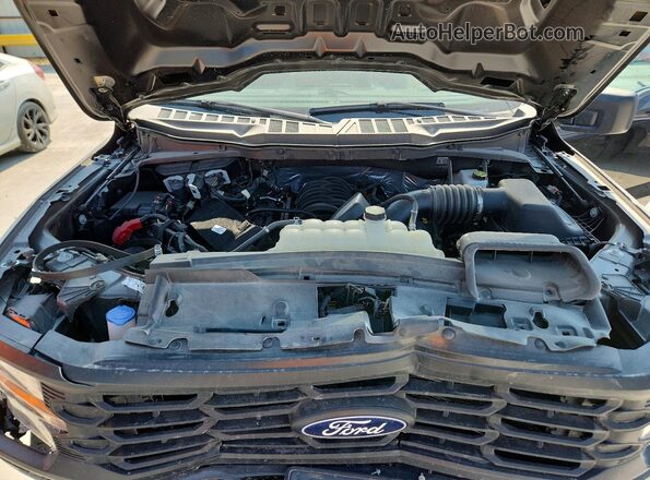 1FTMF1L55SKE92979 2025 FORD F150 Black Widok wnętrza z tyłu
