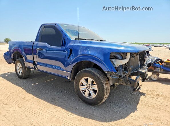 1FTMF1L57RKD30474 2024 FORD F150 Blue Delantero derecho