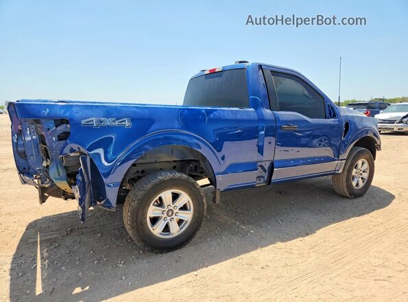 1FTMF1L57RKD30474 2024 FORD F150 Blue Trasero derecho