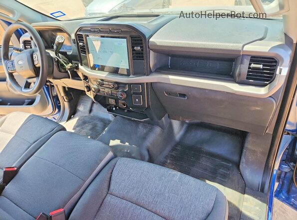 1FTMF1L57RKD30474 2024 FORD F150 Blue Vista del salpicadero