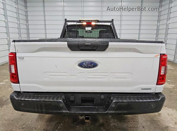 1FTNF1C87NKD02988 2022 FORD F150 White Vista trasera