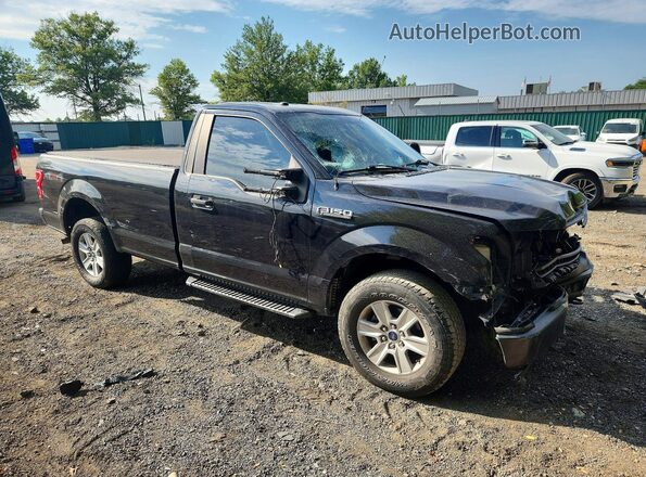1FTNF1E50KKC66009 2019 FORD F150 Black Delantero derecho
