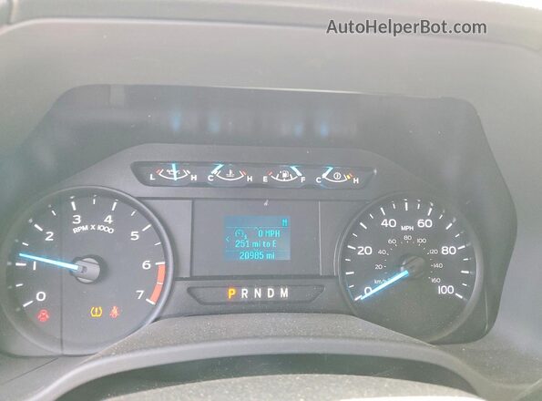 1FTRF3A67NEF98091 2022 FORD F350 Белый Вид щитка приборов