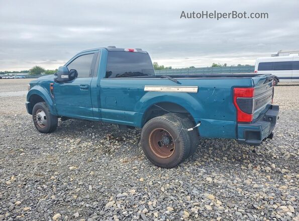 1FTRF3DT4NEC56745 2022 FORD F350 Teal Tył lewy