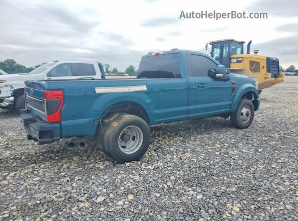 1FTRF3DT4NEC56745 2022 FORD F350 Teal Widok z tyłu