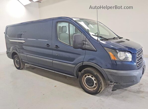1FTYE2YM4JKA25657 2018 FORD TRANSIT Blue Przód prawy