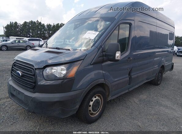 1FTYR3XM2KKB89955 2019 FORD TRANSIT-250 Синий Передняя левая четверть