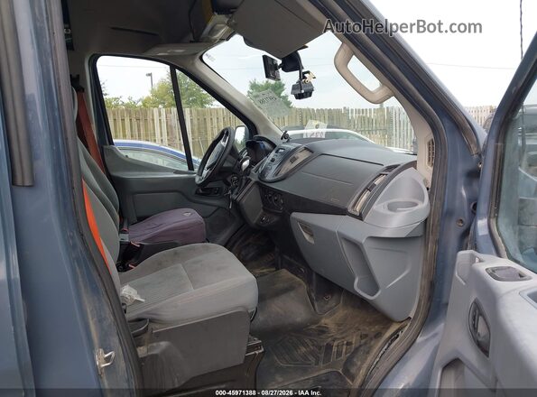 1FTYR3XM6KKB17446 2019 FORD TRANSIT-250 Blue Вид салону спереду