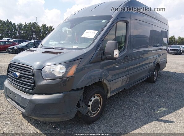 1FTYR3XM6KKB17446 2019 FORD TRANSIT-250 Blue Передня ліва чверть