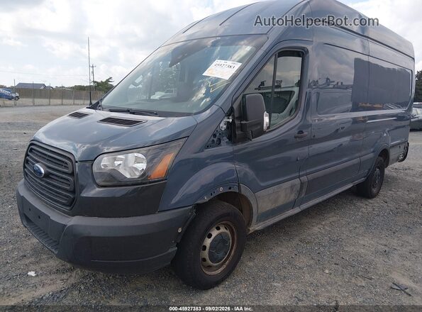1FTYR3XM9KKA97337 2019 FORD TRANSIT-250 Синий Передняя левая четверть