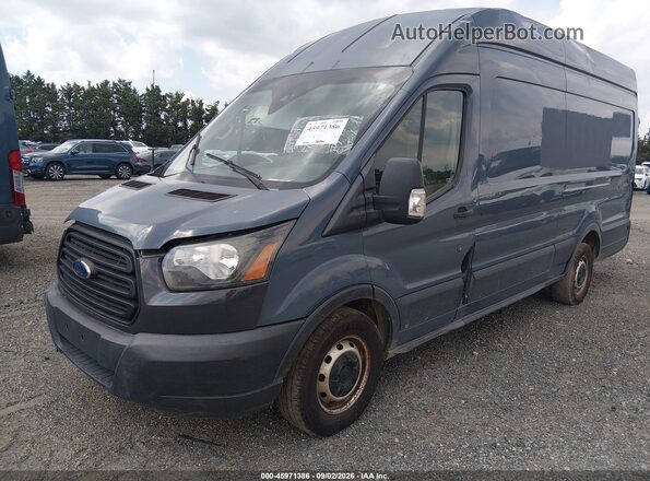 1FTYR3XM9KKA97466 2019 FORD TRANSIT-250 Синий Передняя левая четверть