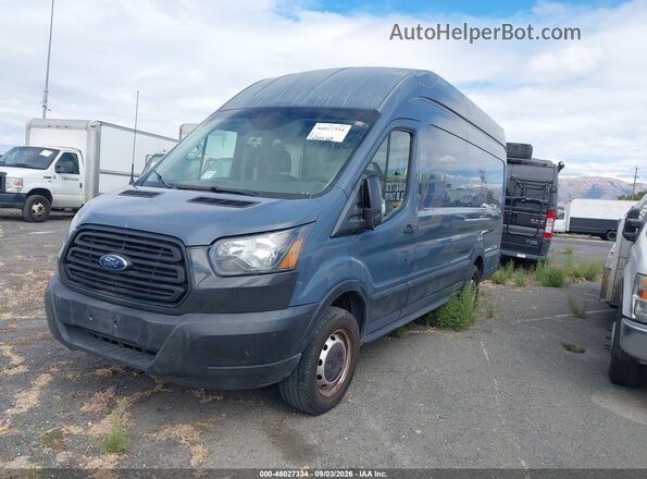 1FTYR3XM9KKB17408 2019 FORD TRANSIT-250 Dark Blue Vista tres cuartos delantera izquierda