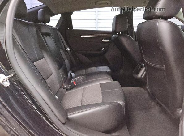 1G1105S30HU184846 2017 CHEVROLET IMPALA Black Вид задніх сидінь