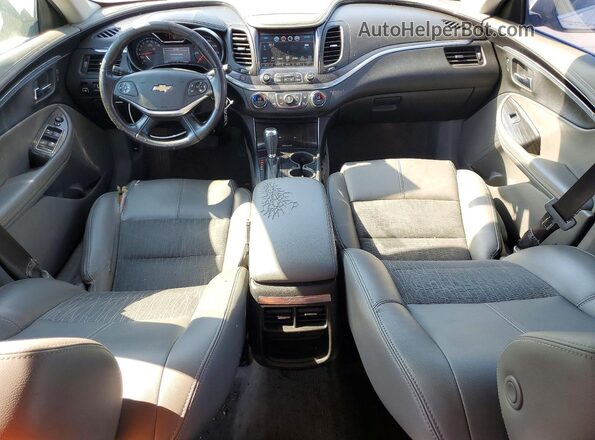 1G1105SA3HU174066 2017 CHEVROLET IMPALA Белый Вид панели приборов