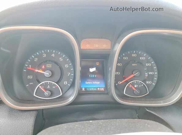 1G11C5SA0GU159062 2016 CHEVROLET MALIBU White Widok zestawu wskaźników