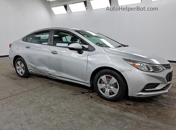 1G1BC5SM0H7219095 2017 CHEVROLET CRUZE Silver წინა მარჯვენა