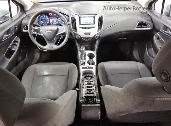 1G1BC5SM0H7219095 2017 CHEVROLET CRUZE Silver წინა პანელის ხედი