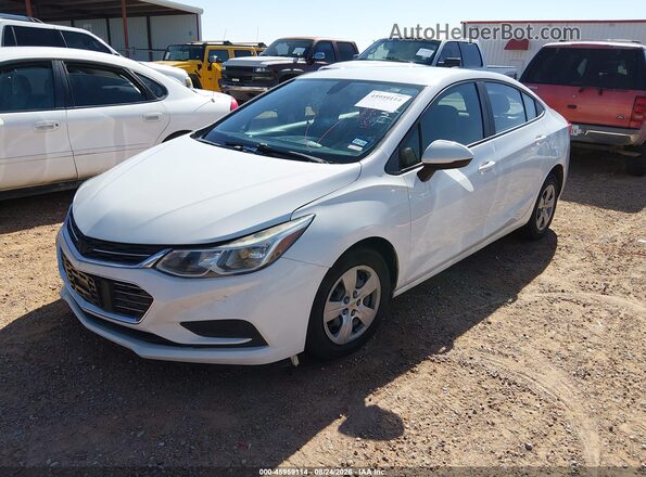 1G1BC5SM1J7189692 2018 CHEVROLET CRUZE White Передня ліва чверть