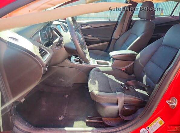 1G1BC5SM2G7241503 2016 CHEVROLET CRUZE Красный Вид салона спереди