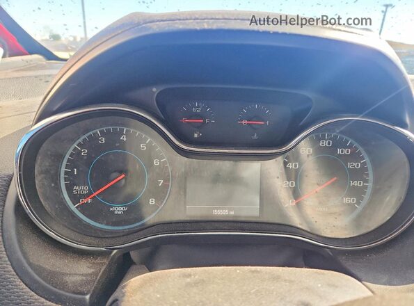 1G1BC5SM2G7241503 2016 CHEVROLET CRUZE Красный Вид щитка приборов