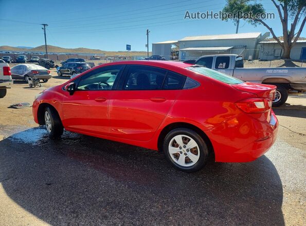 1G1BC5SM2G7241503 2016 CHEVROLET CRUZE Красный Задняя левая четверть