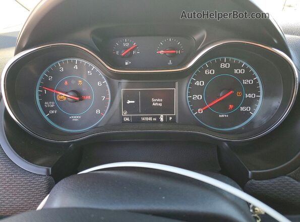 1G1BC5SM2J7170231 2018 CHEVROLET CRUZE Белый Вид щитка приборов