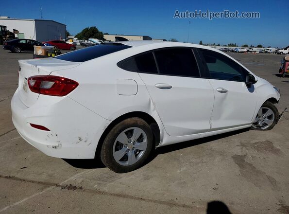 1G1BC5SM2J7170231 2018 CHEVROLET CRUZE Белый Задняя правая четверть