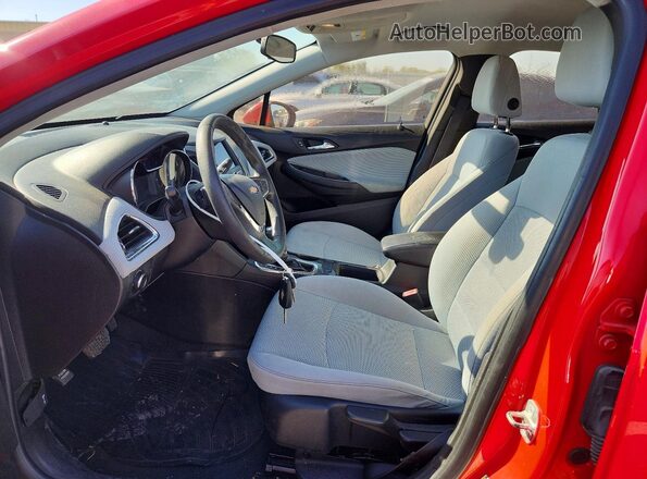 1G1BC5SM3K7126689 2019 CHEVROLET CRUZE Red Widok wnętrza z przodu