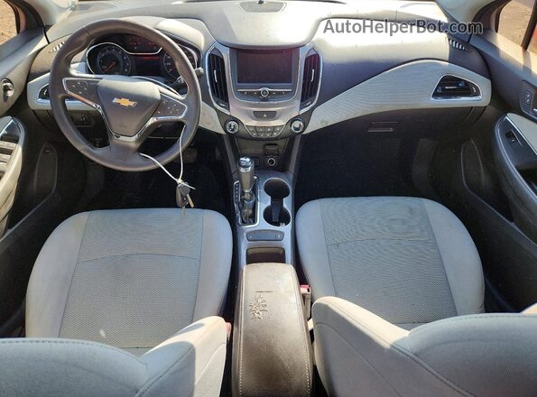 1G1BC5SM3K7126689 2019 CHEVROLET CRUZE Red Widok deski rozdzielczej