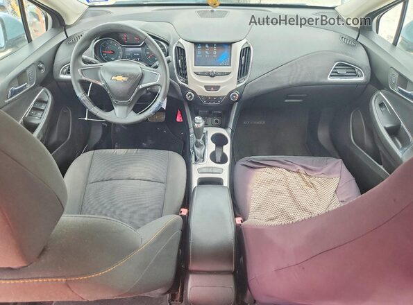 1G1BC5SM5H7212658 2017 CHEVROLET CRUZE Silver წინა პანელის ხედი